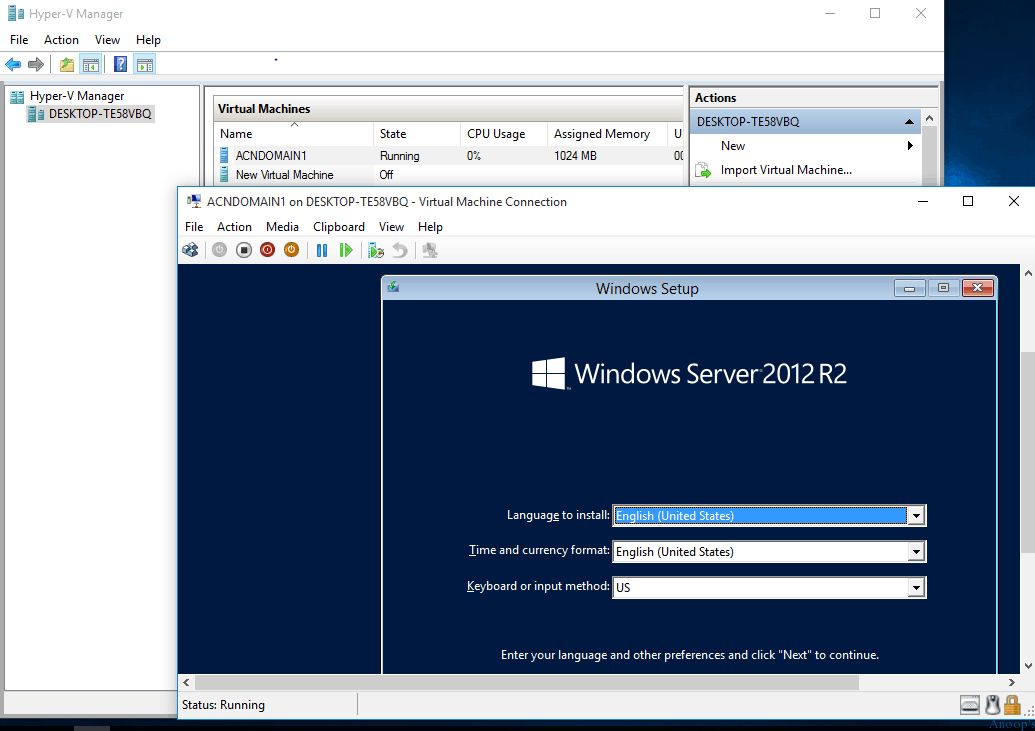 hyper-v windows 7 image